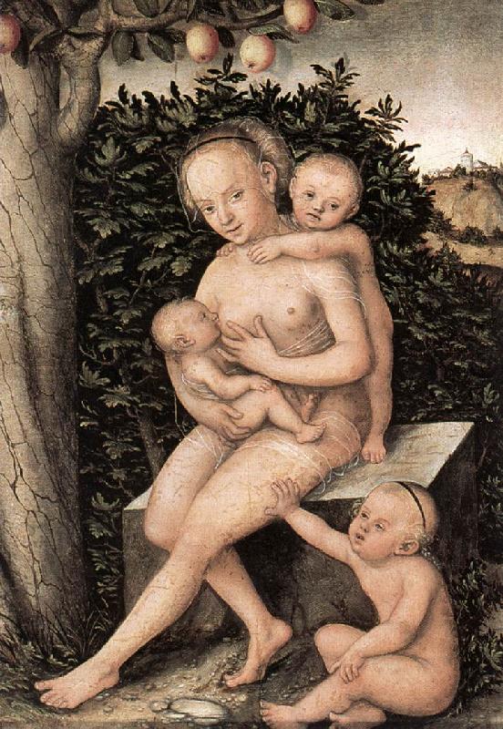 CRANACH, Lucas the Elder Charity fdgr china oil painting image